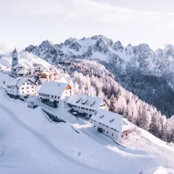 Village on a mountain