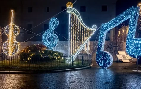 Christmas music decor