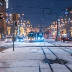 Christmas street decorations
